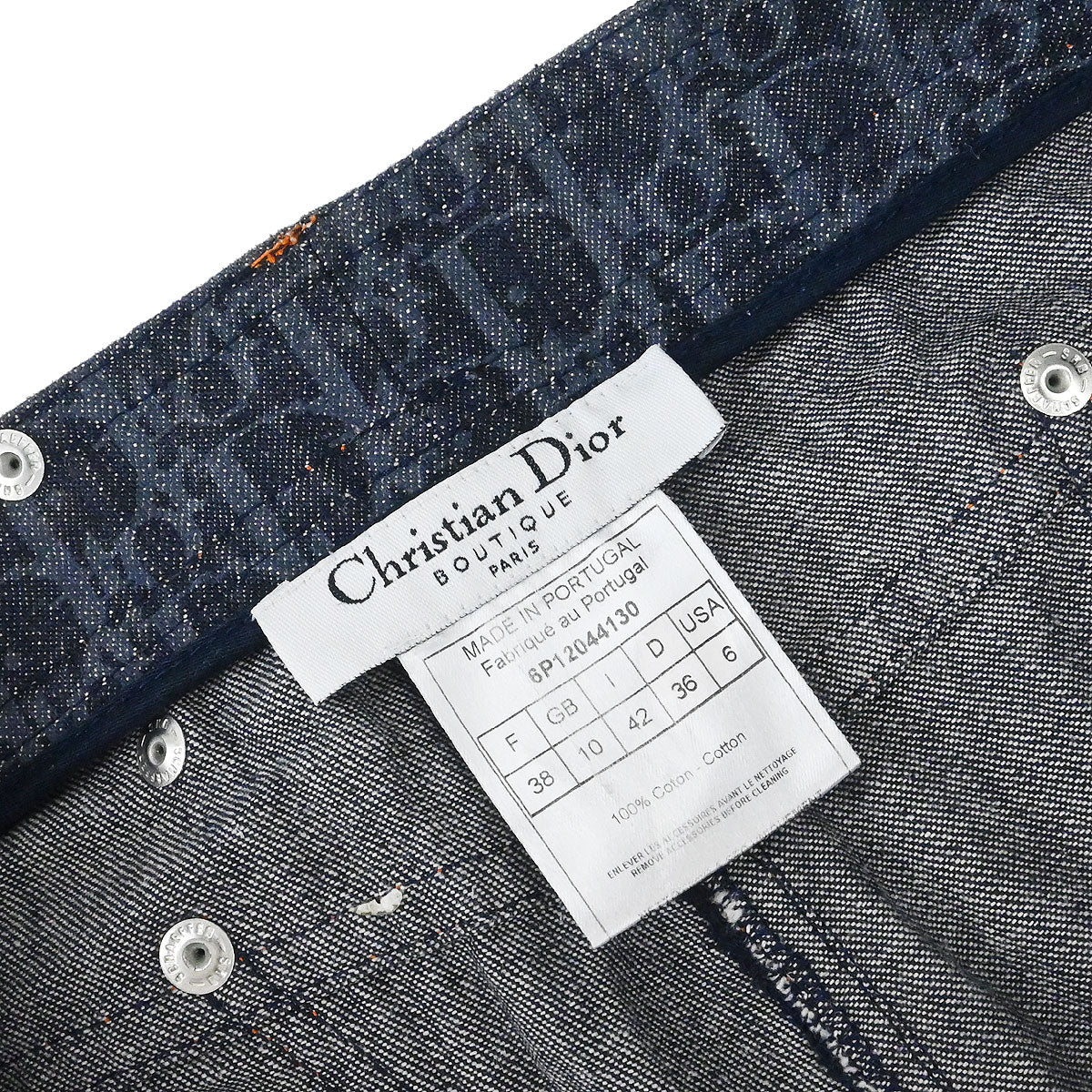 Christian Dior 2006SS Flight Trotter Denim Pants #38