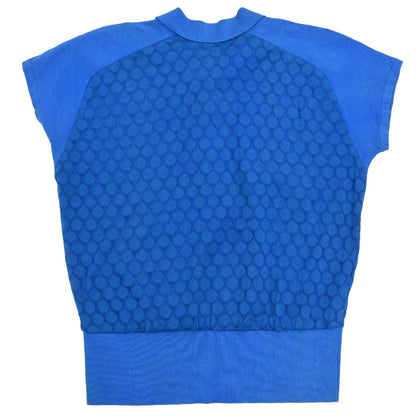 Christian Dior Short Sleeve Polo Shirt Top Blue #L
