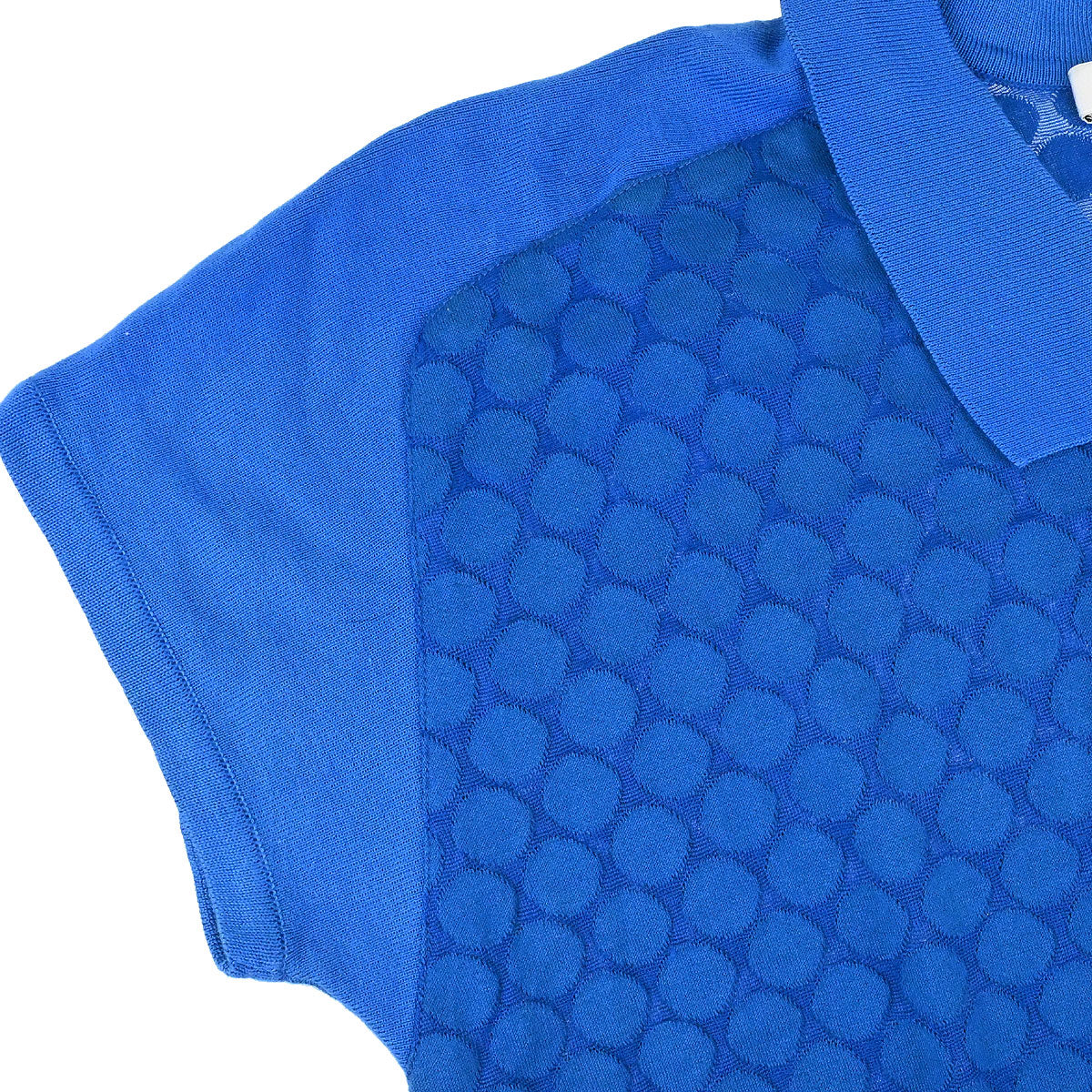 Christian Dior Short Sleeve Polo Shirt Top Blue #L