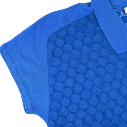 Christian Dior Short Sleeve Polo Shirt Top Blue #L