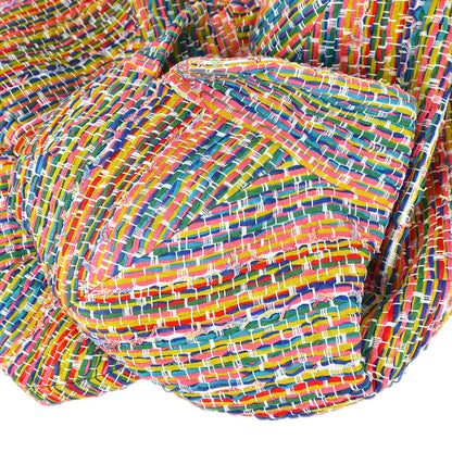 Chanel 2016 Single Breasted Tweed Jacket Pink Yellow Green #34