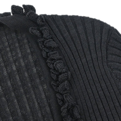 Chanel 2009 Long Cardigan Black #42