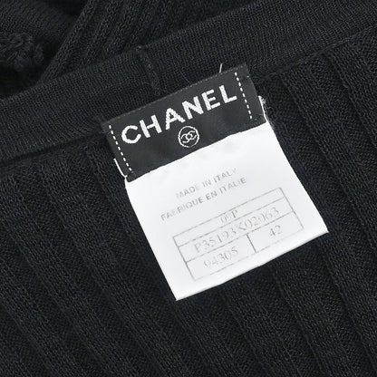 Chanel 2009 Long Cardigan Black #42