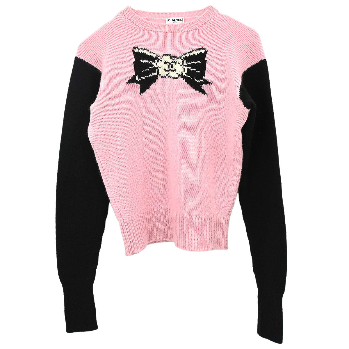 Chanel 1995 Sweater Knit Top Pink #36