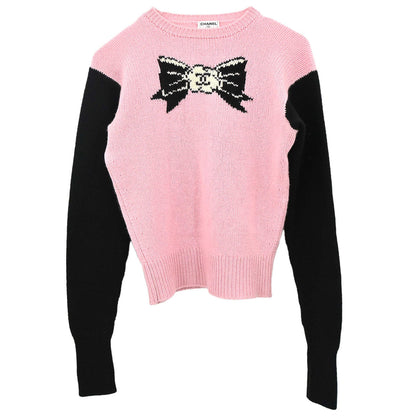 Chanel 1995 Sweater Knit Top Pink #36