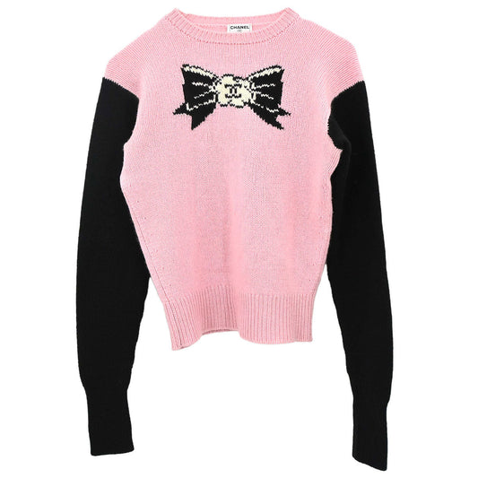Chanel 1995 Sweater Knit Top Pink #36