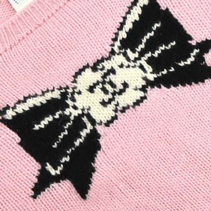 Chanel 1995 Sweater Knit Top Pink #36
