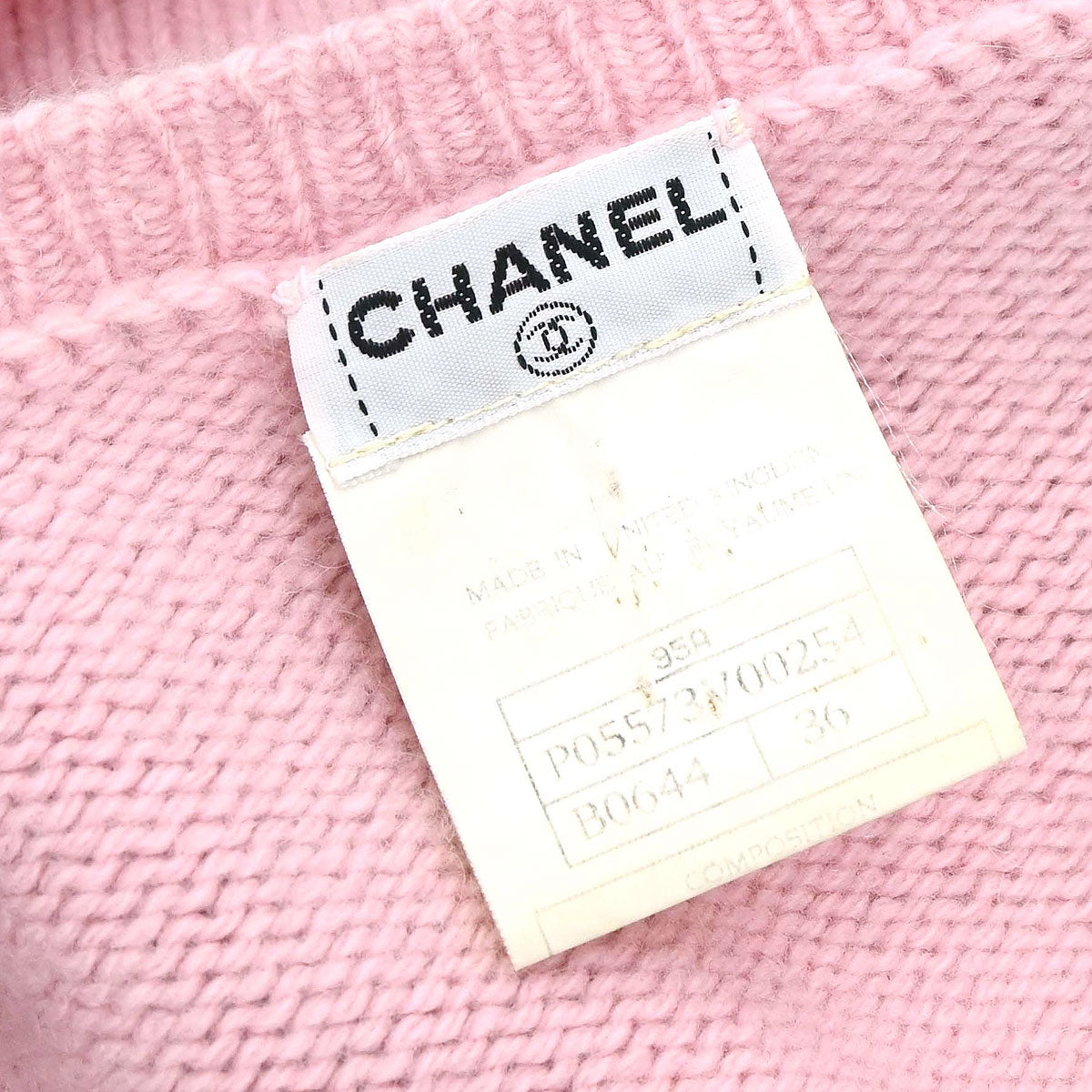 Chanel 1995 Sweater Knit Top Pink #36