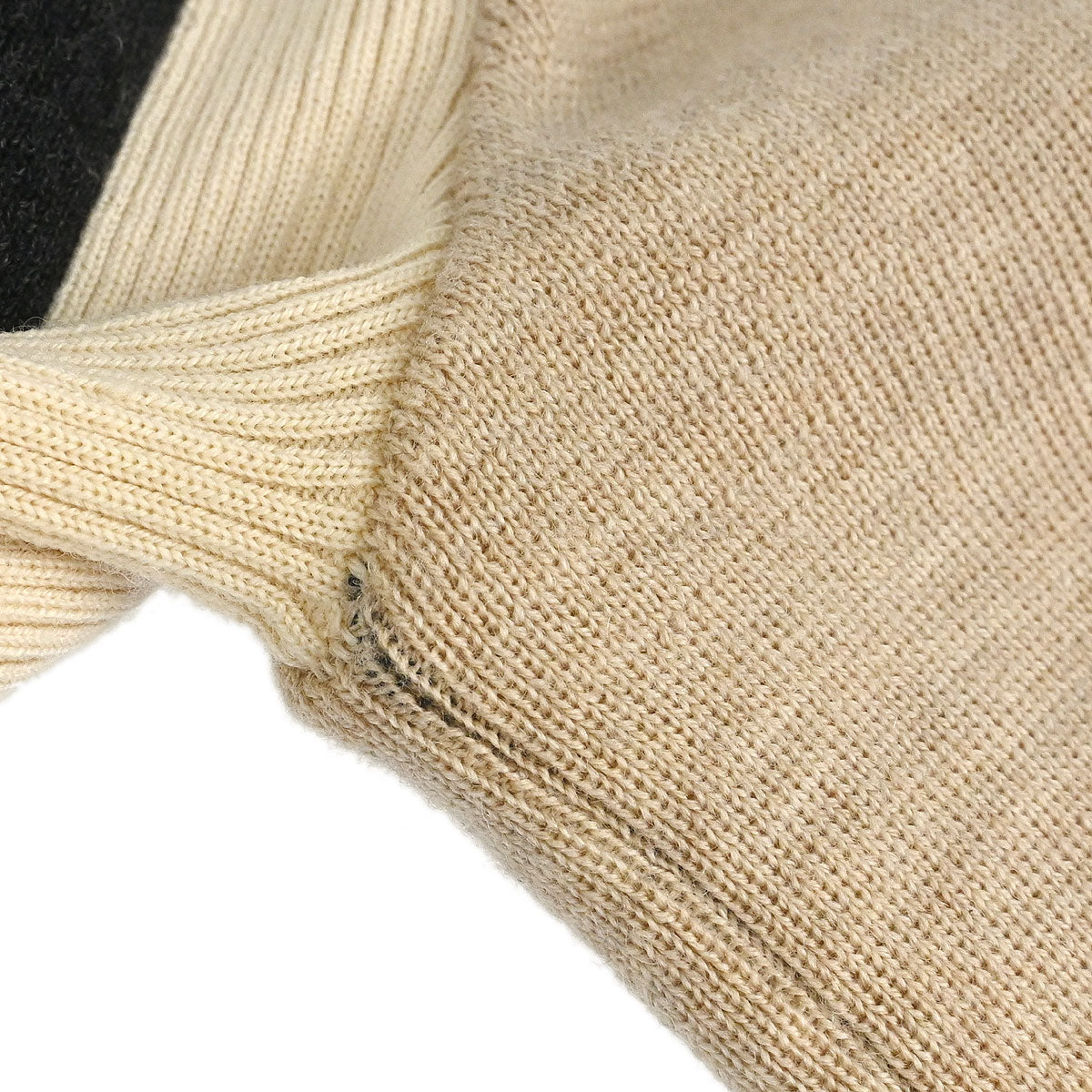 Chanel 2000 Zip Up Cardigan Gray Beige #36