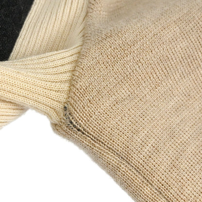 Chanel 2000 Zip Up Cardigan Gray Beige #36