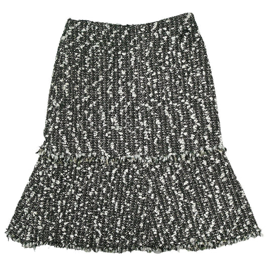 Chanel 2004 Tweed Skirt Green #38