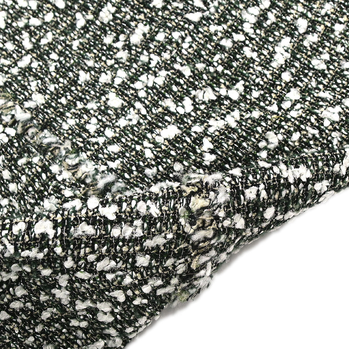 Chanel 2004 Tweed Skirt Green #38
