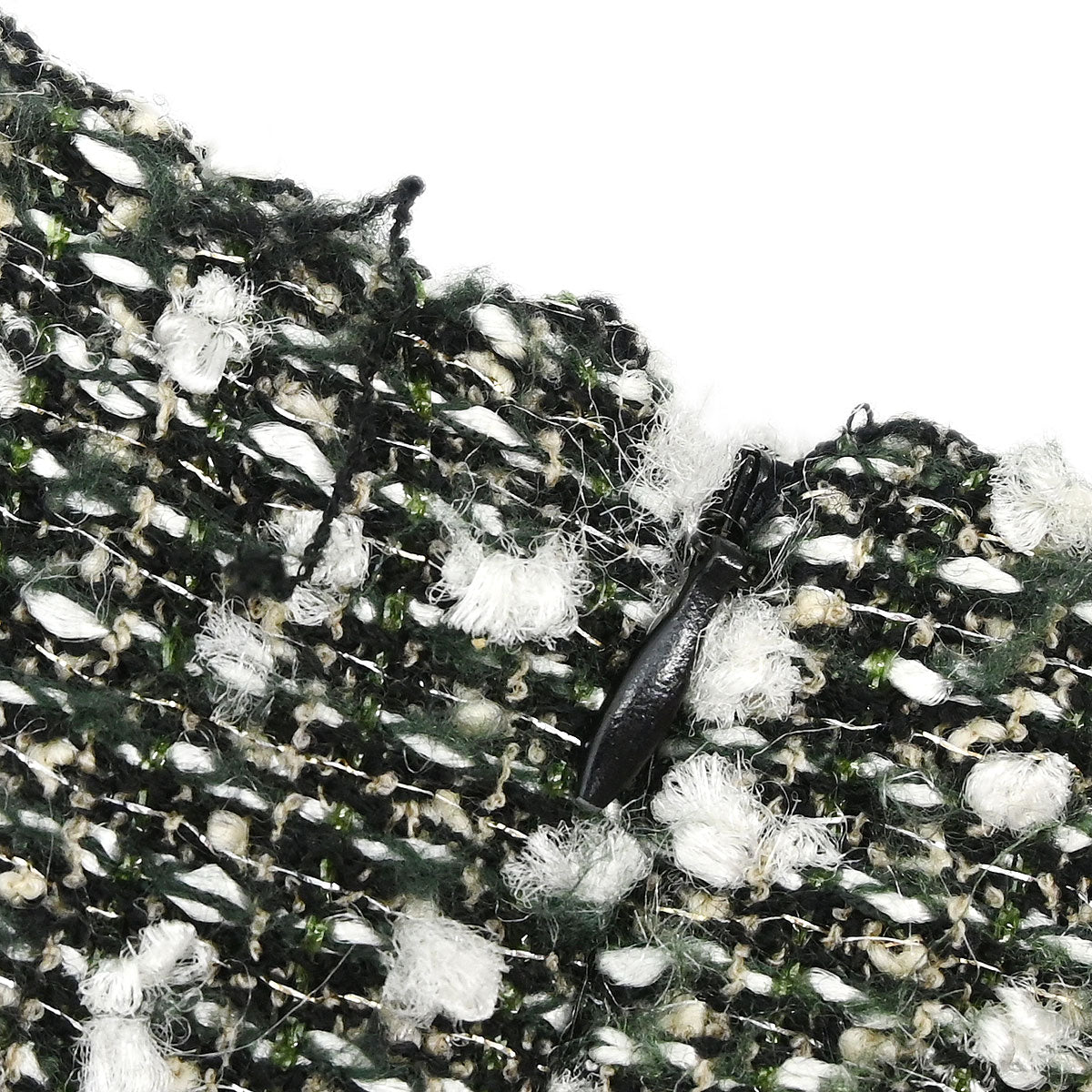 Chanel 2004 Tweed Skirt Green #38