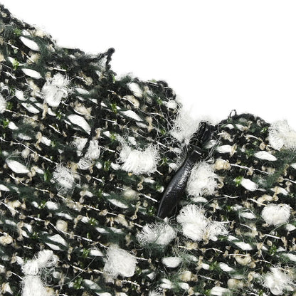 Chanel 2004 Tweed Skirt Green #38