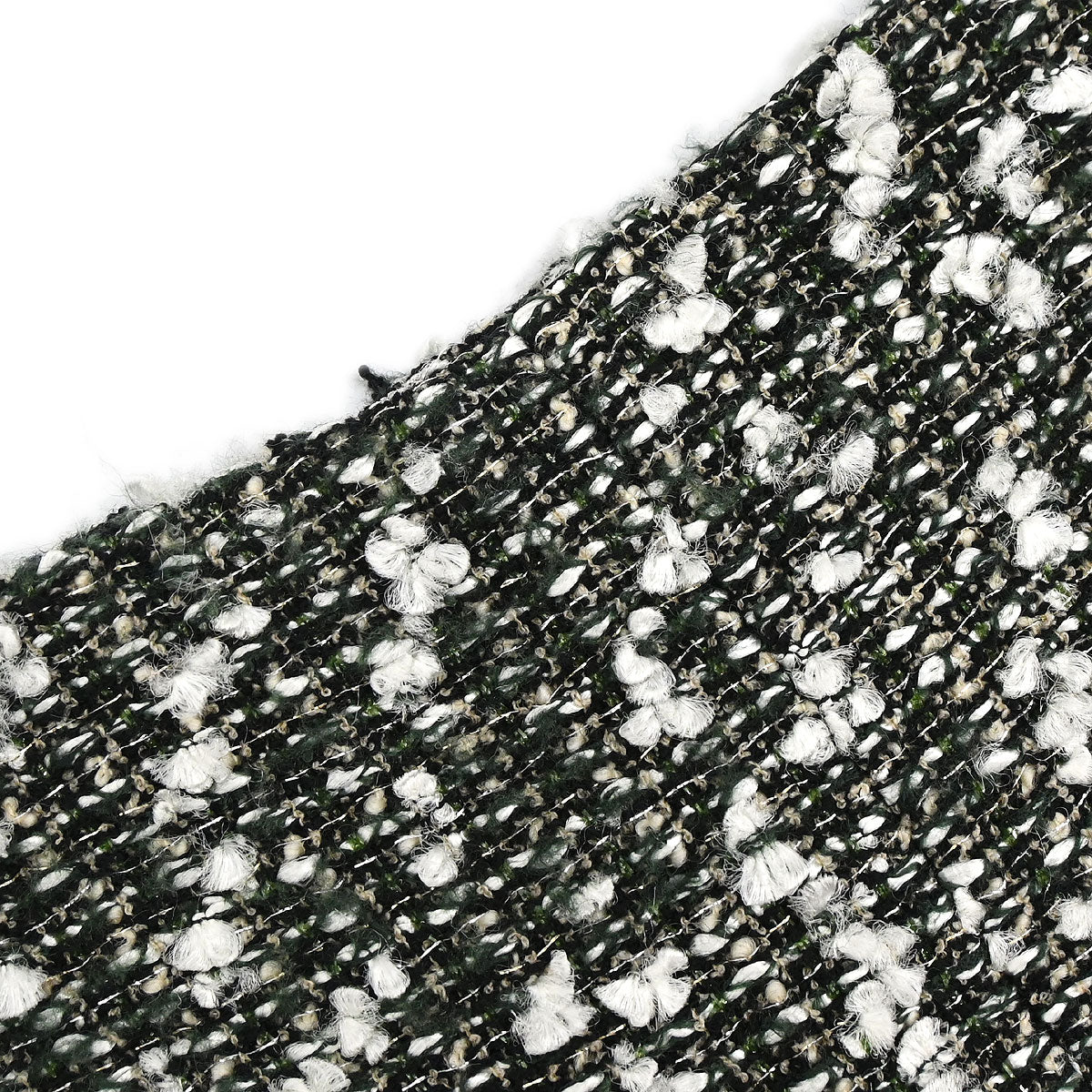 Chanel 2004 Tweed Skirt Green #38