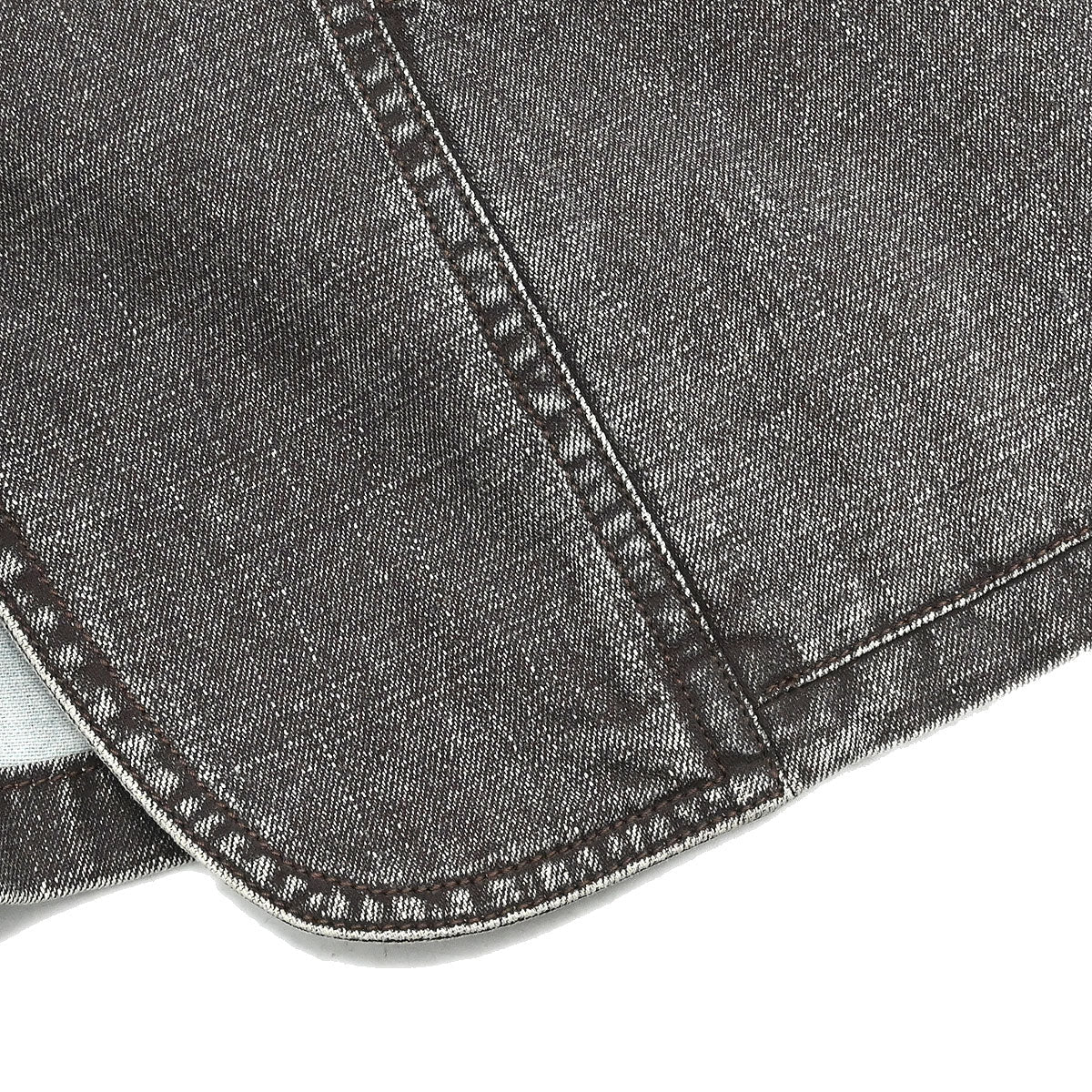 Chanel 2002 Single Breasted Denim Jacket Brown #38