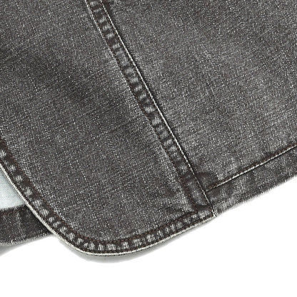 Chanel 2002 Single Breasted Denim Jacket Brown #38