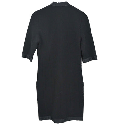 Chanel Short Sleeve Dress Black
