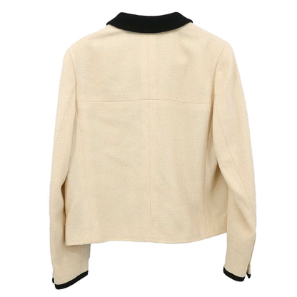 Chanel 1996 Single Breasted Jacket Ivory #44