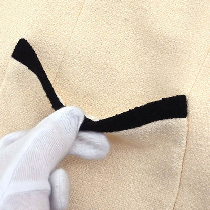 Chanel 1996 Single Breasted Jacket Ivory #44