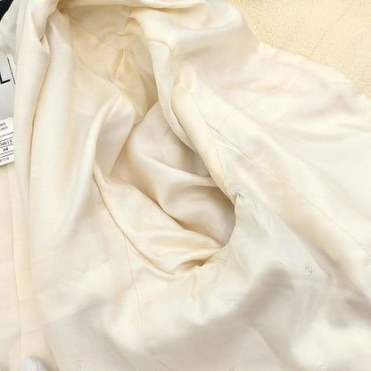 Chanel 1996 Single Breasted Jacket Ivory #44