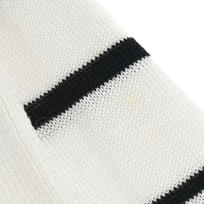Chanel Striped Cardigan White #40