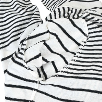 Chanel Striped Cardigan White #40