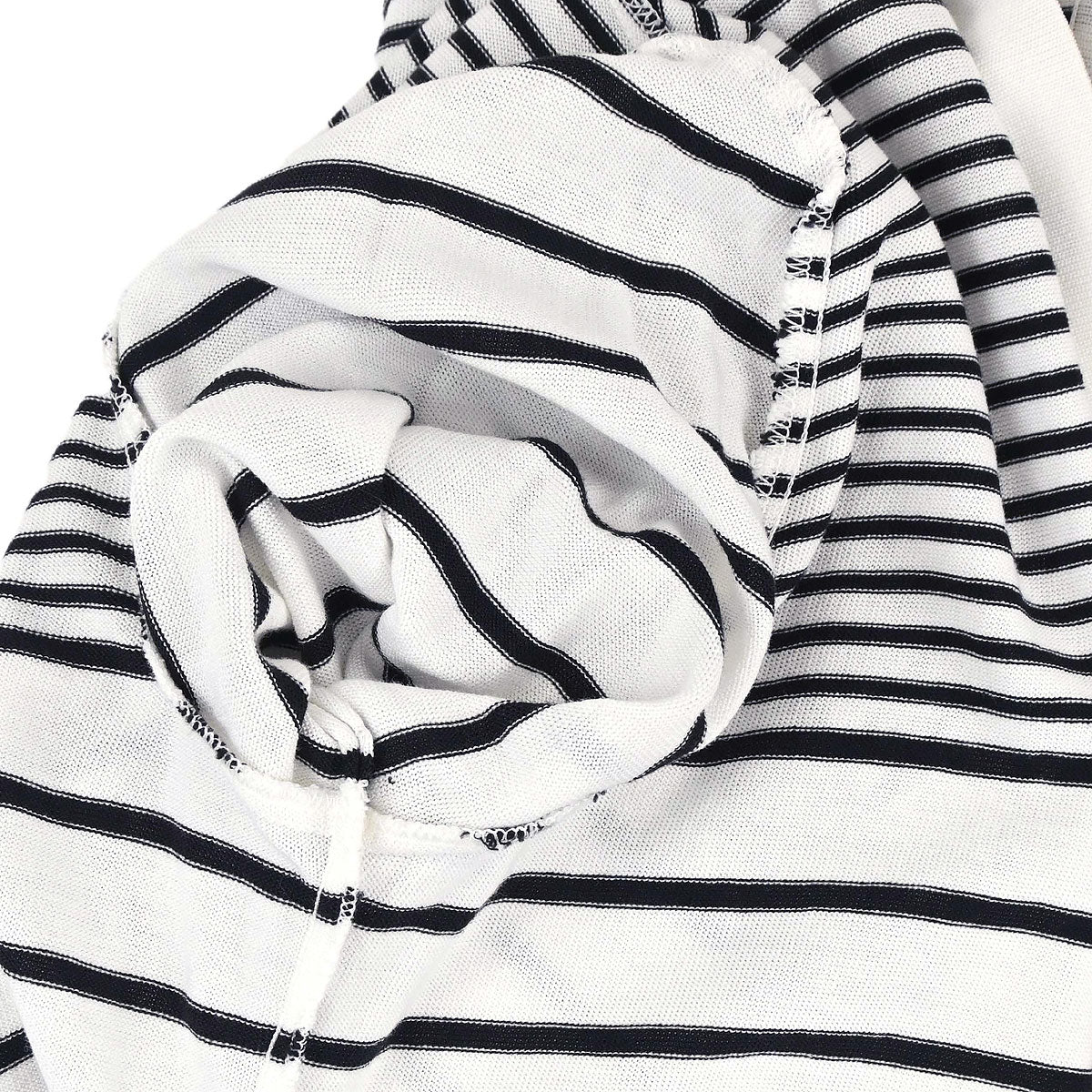 Chanel Striped Cardigan White #40