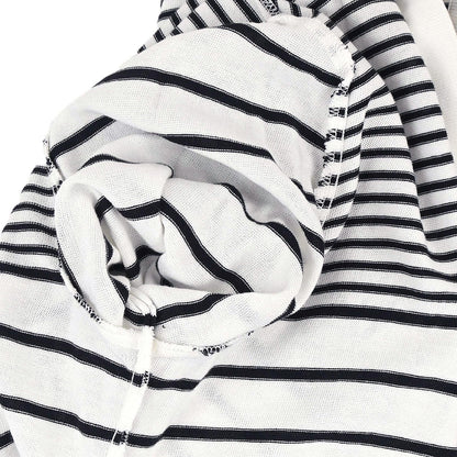 Chanel Striped Cardigan White #40