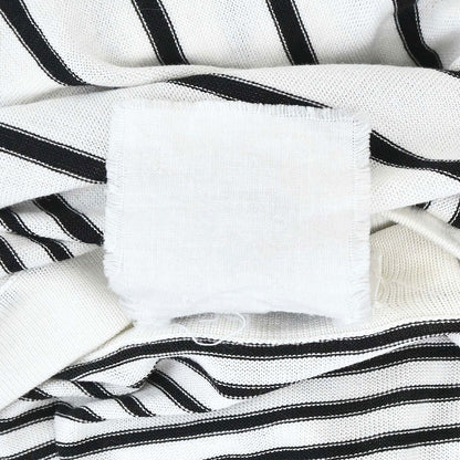 Chanel Striped Cardigan White #40