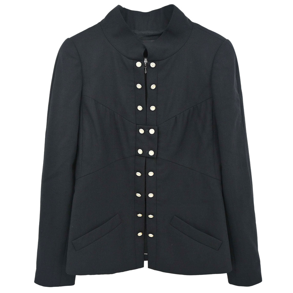 Chanel 2007 Zip Up Jacket Black #36
