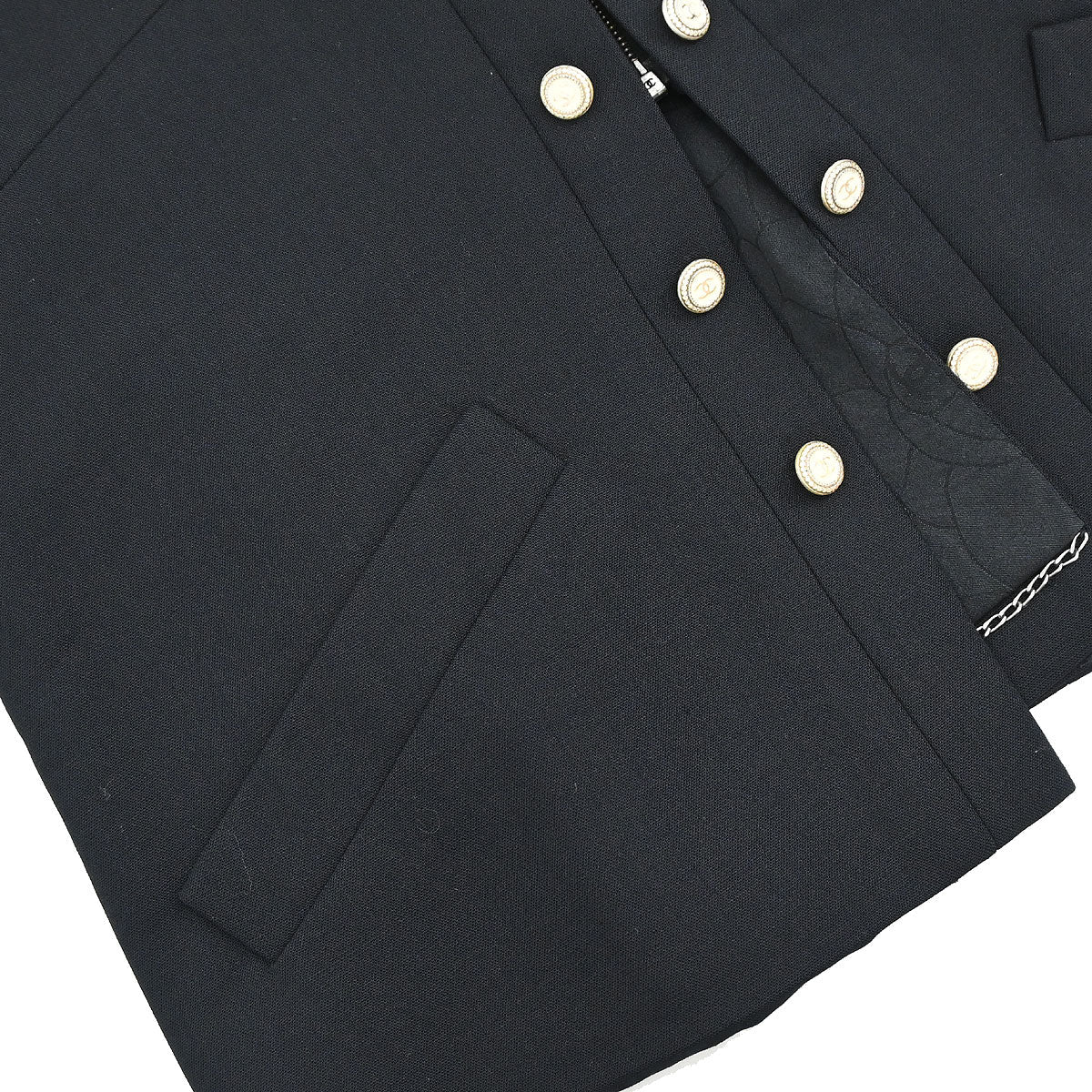 Chanel 2007 Zip Up Jacket Black #36