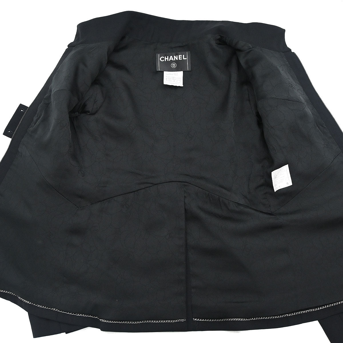 Chanel 2007 Zip Up Jacket Black #36