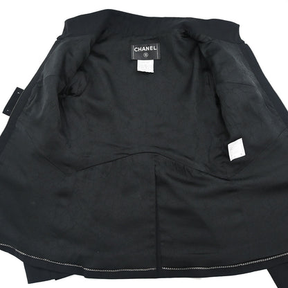 Chanel 2007 Zip Up Jacket Black #36