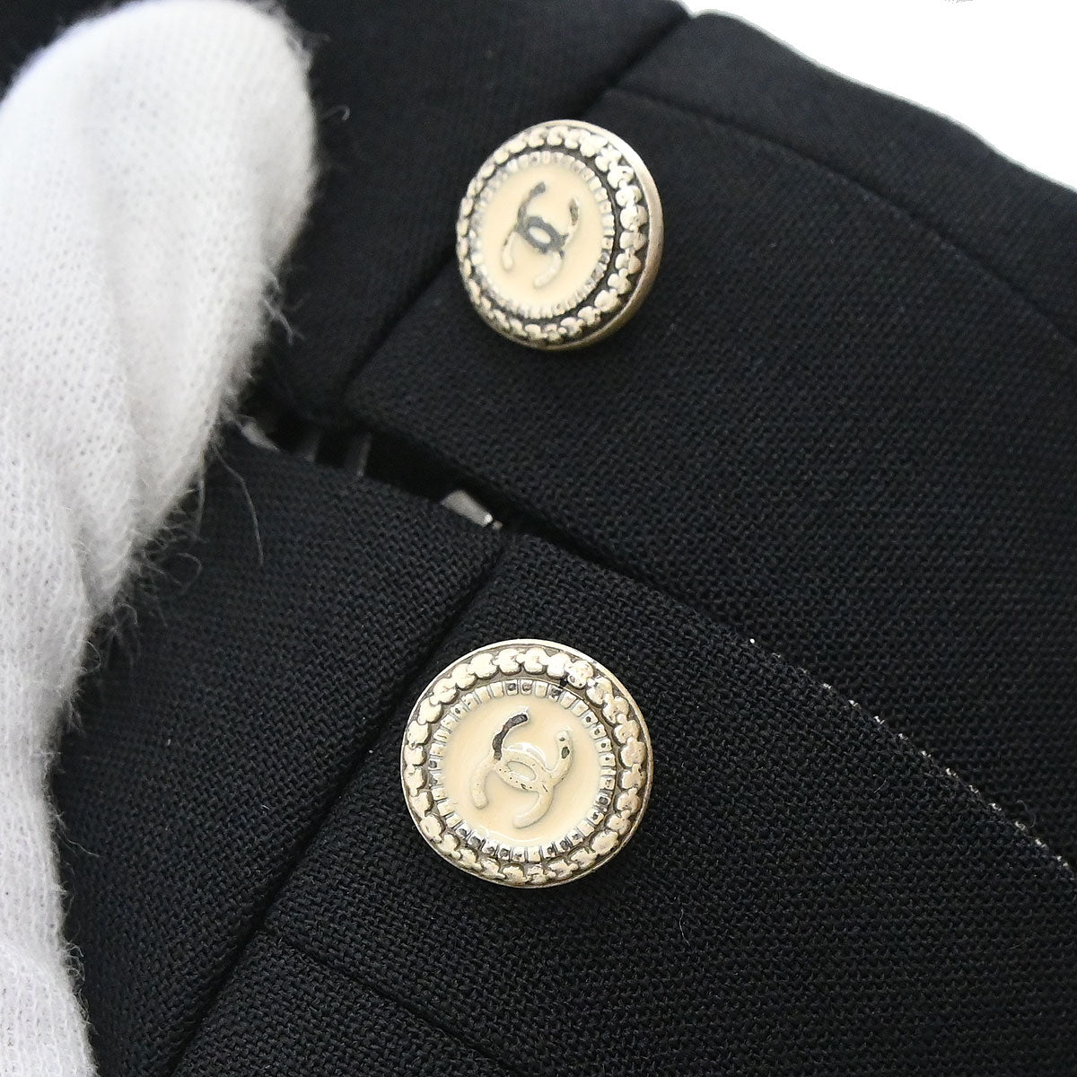 Chanel 2007 Zip Up Jacket Black #36