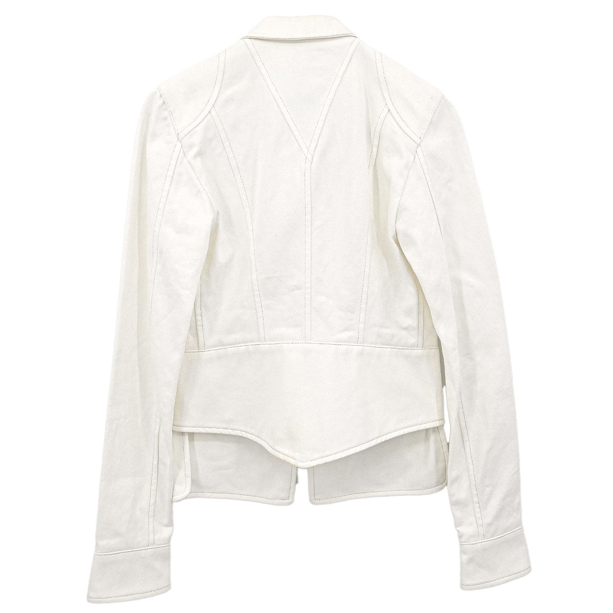 Chanel 2003 Single Breasted Jacket White #34