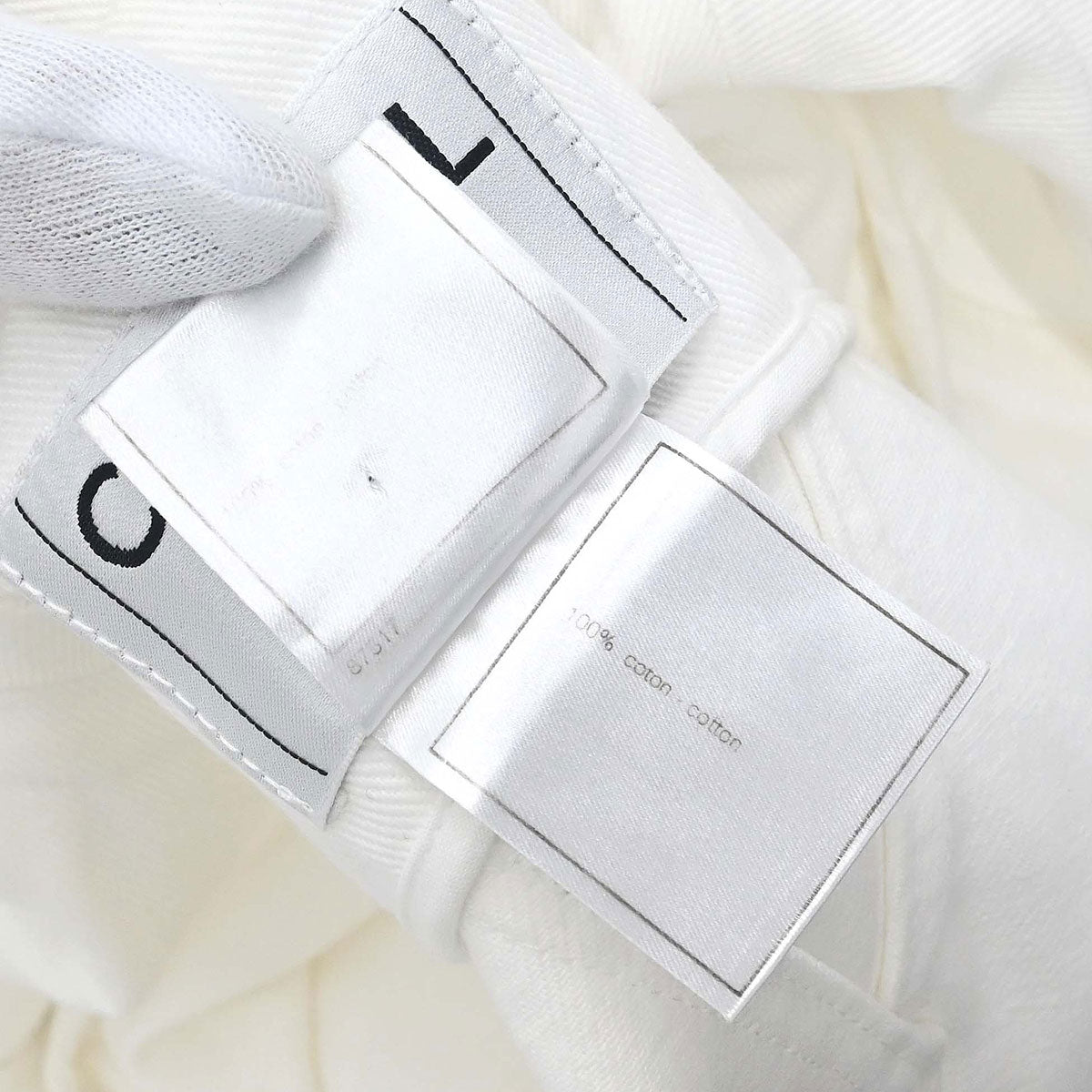 Chanel 2003 Single Breasted Jacket White #34