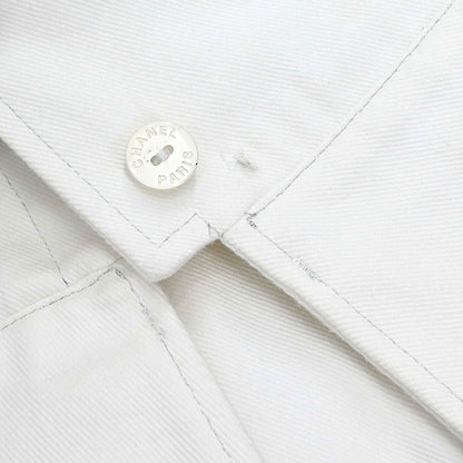 Chanel 2003 Single Breasted Jacket White #34