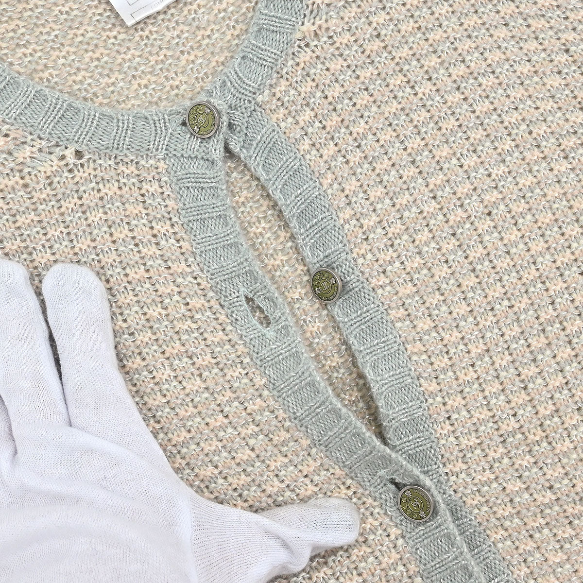 Chanel 2005 Cardigan Beige #38
