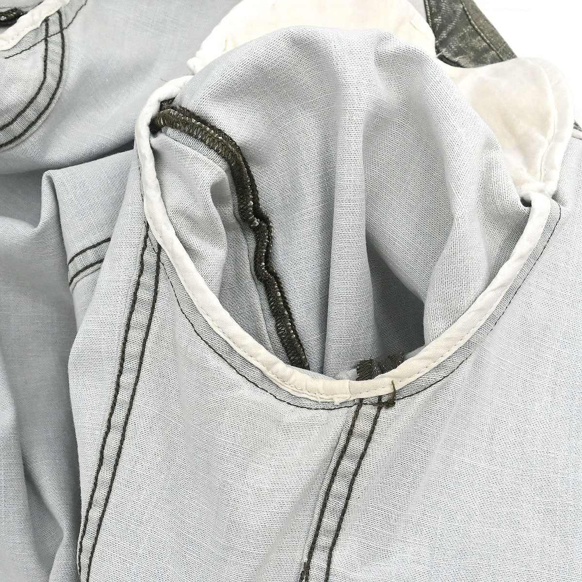 Chanel 2002 Single Breasted Denim Jacket Green