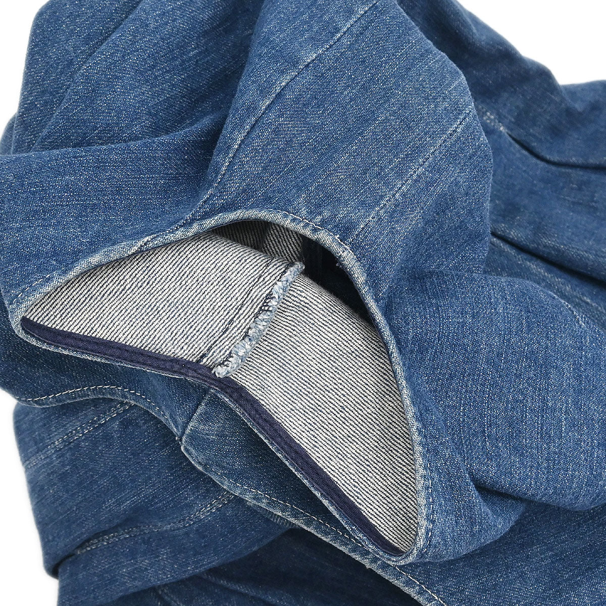 Chanel 2007 Sleeveless Denim Dress Blue #40