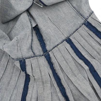 Chanel 2007 Sleeveless Denim Dress Blue #40