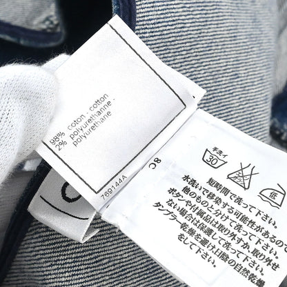 Chanel 2007 Sleeveless Denim Dress Blue #40