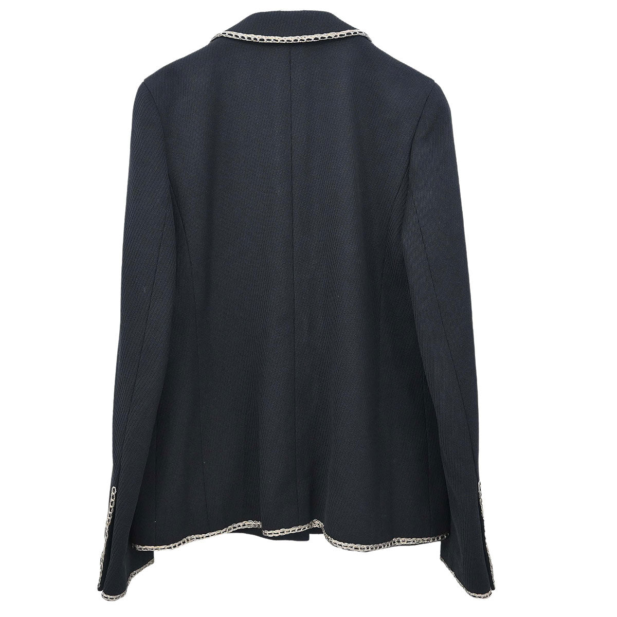 Chanel 2006 Single Breasted Napoleon Jacket Black #38