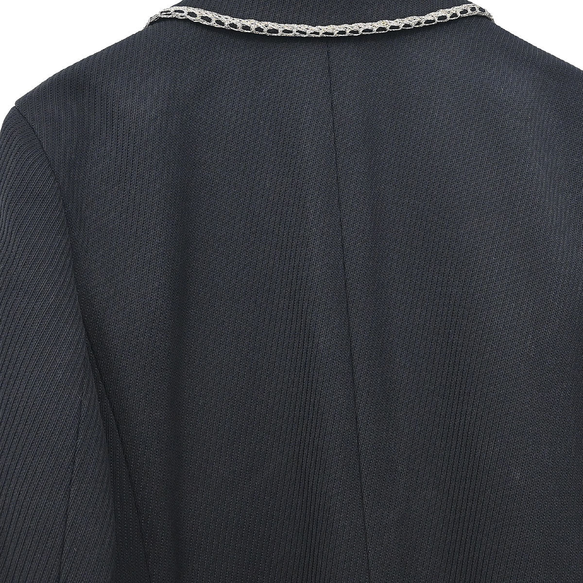 Chanel 2006 Single Breasted Napoleon Jacket Black #38