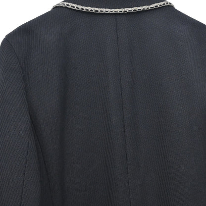 Chanel 2006 Single Breasted Napoleon Jacket Black #38