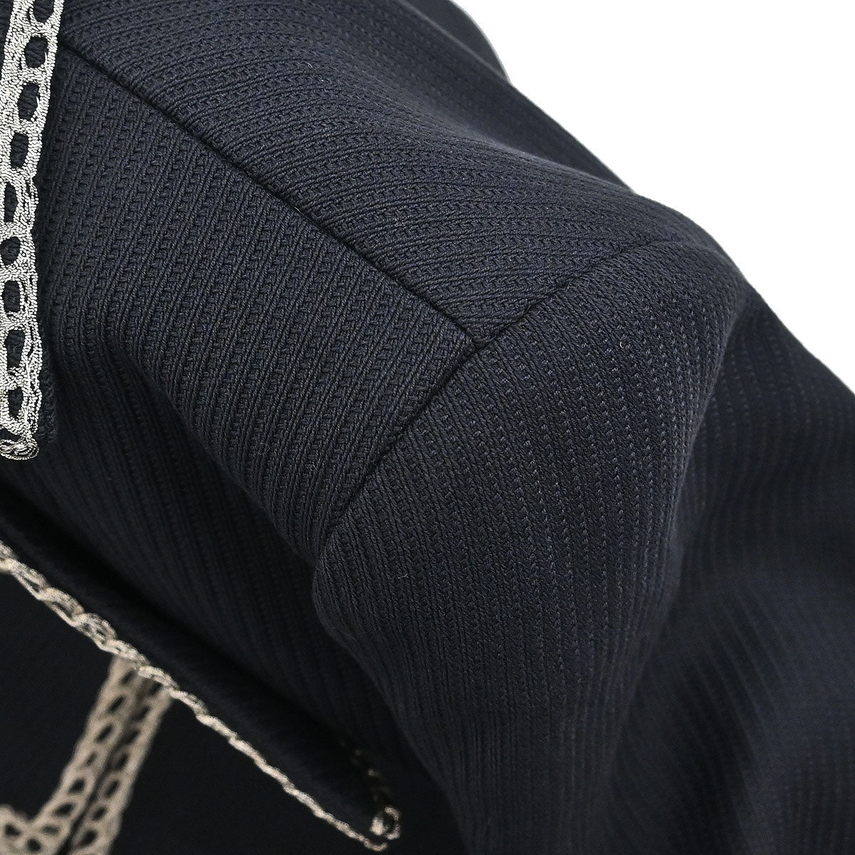 Chanel 2006 Single Breasted Napoleon Jacket Black #38