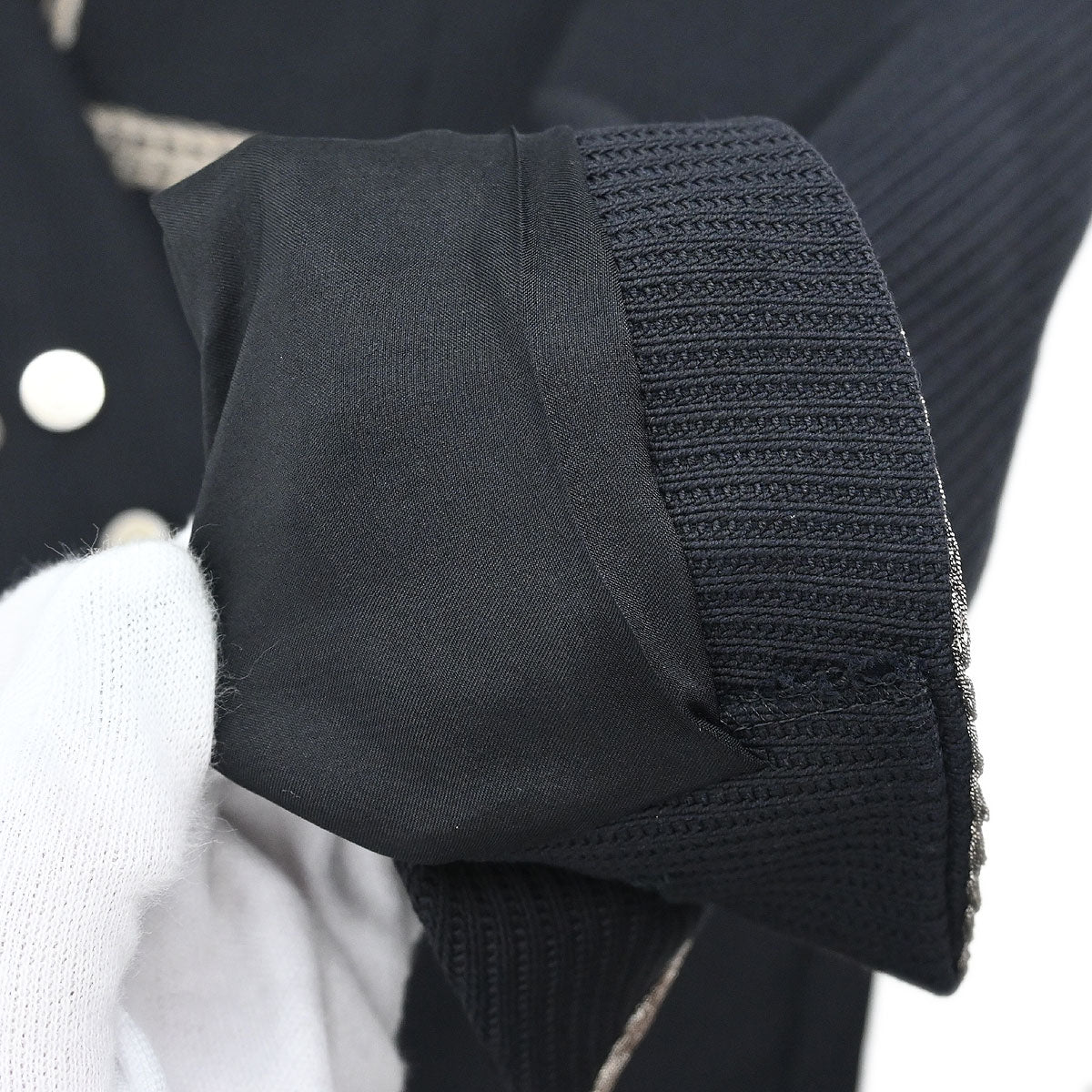 Chanel 2006 Single Breasted Napoleon Jacket Black #38