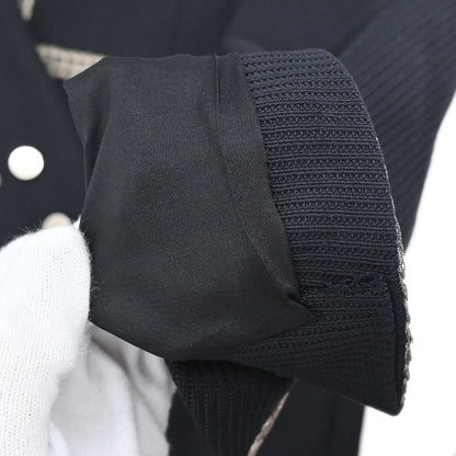 Chanel 2006 Single Breasted Napoleon Jacket Black #38