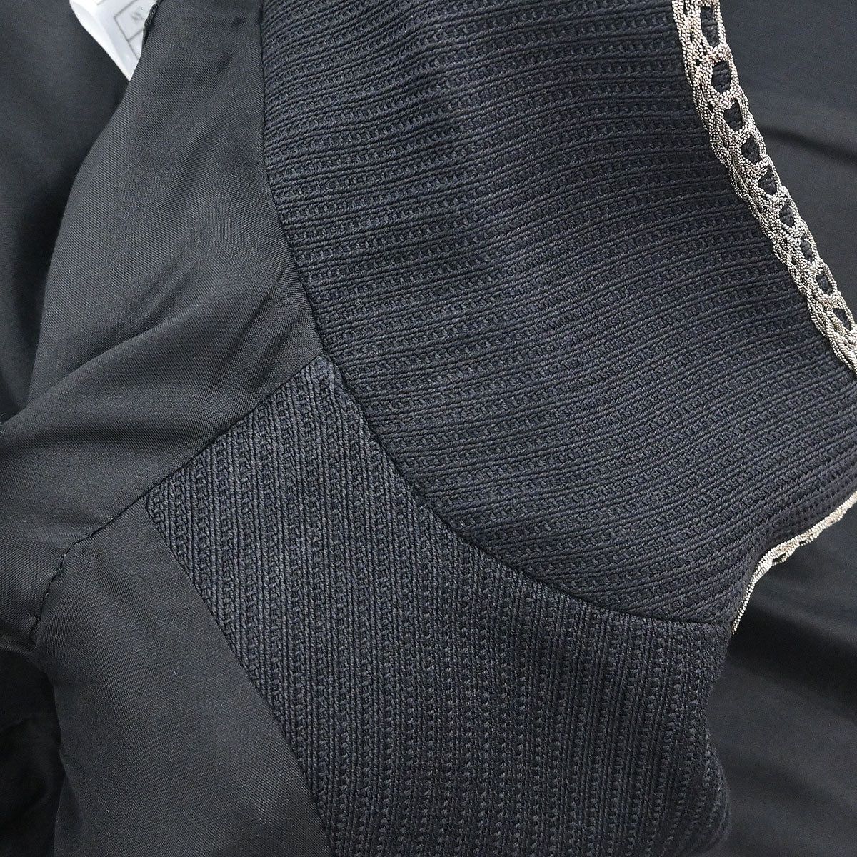 Chanel 2006 Single Breasted Napoleon Jacket Black #38
